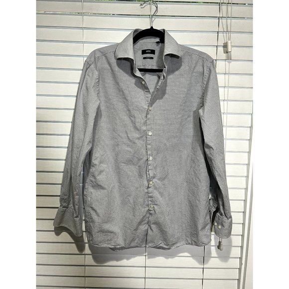 Hugo Boss Long Sleeve Button Up Shirt‎ - Size 15.5